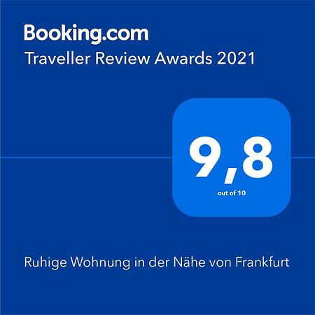 Ruhige Wohnung In Der Naehe Von Frankfurt Kelkheim Bagian luar foto
